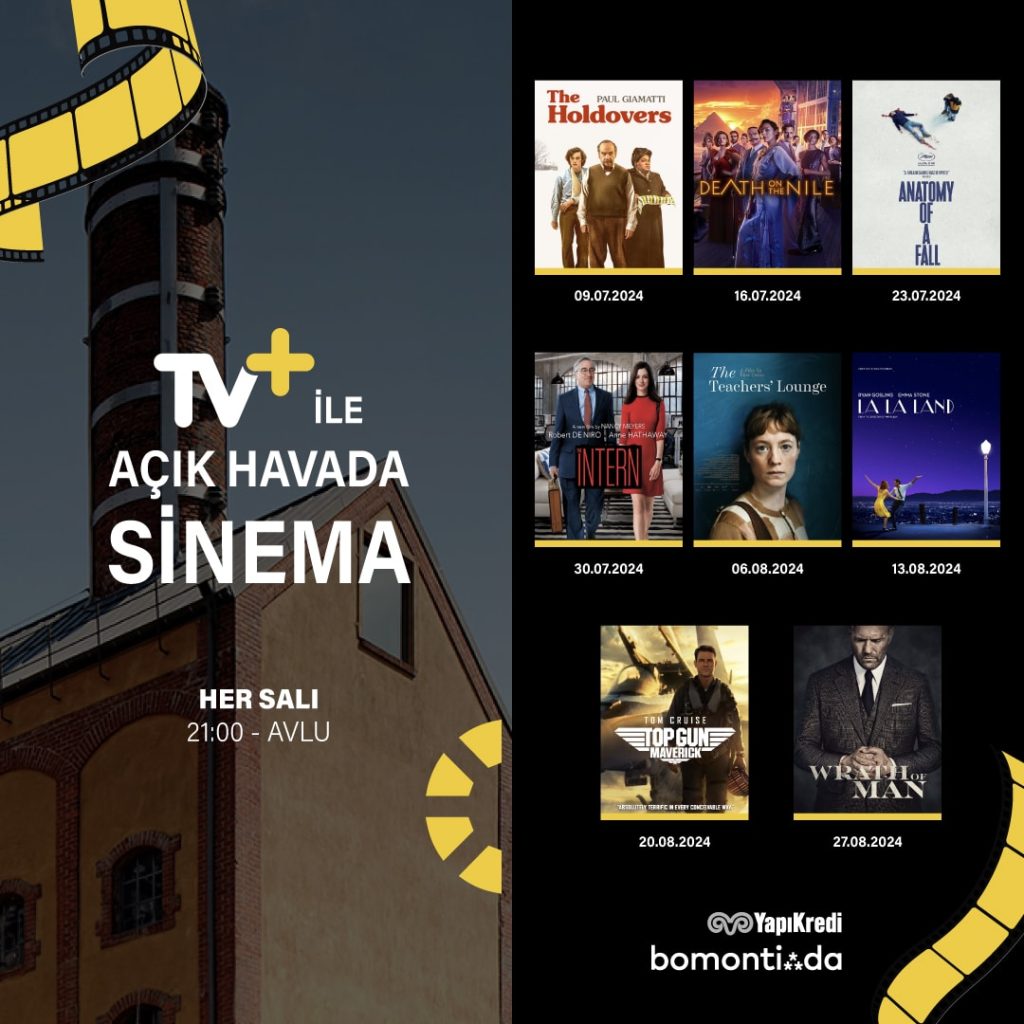 Yazın coşkusu TV+ ile açık hava sinemasında!