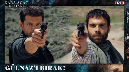 Kara Ağaç Destanı 15. Bölüm - Ömer ve Merdo birbirlerine silah çektiler