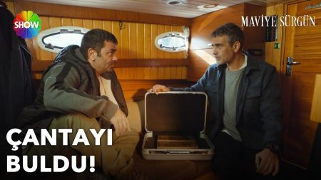 Maviye Sürgün 4. Bölüm - Ali altın dolu çantayı buluyor!
