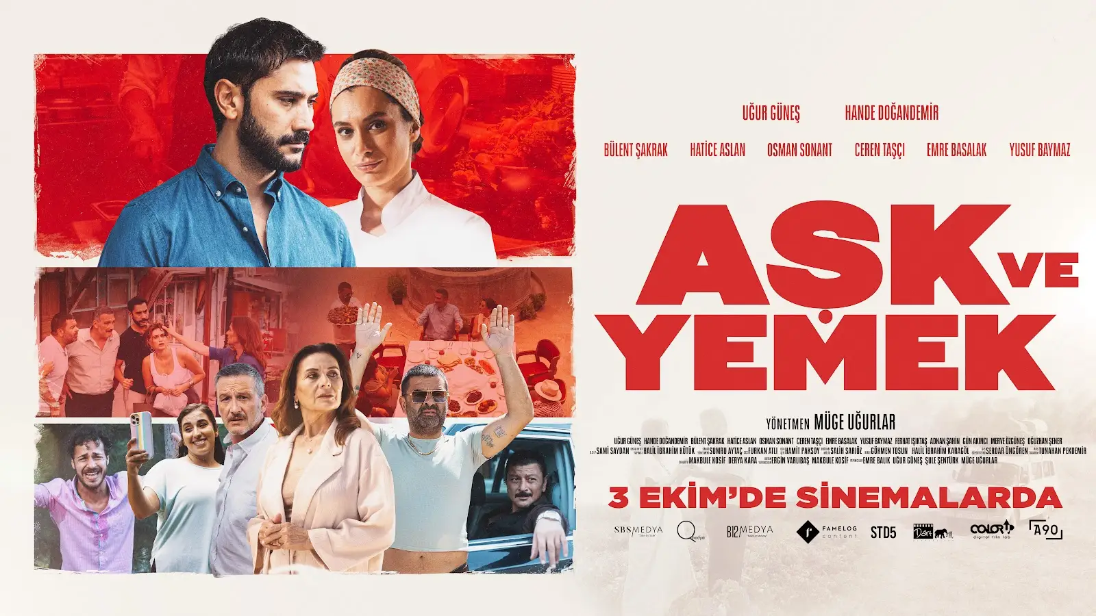 Lezzet, Aşk ve Rekabet: 'Aşk ve Yemek' Filminden Yeni Afiş ve Heyecan Verici Detaylar!